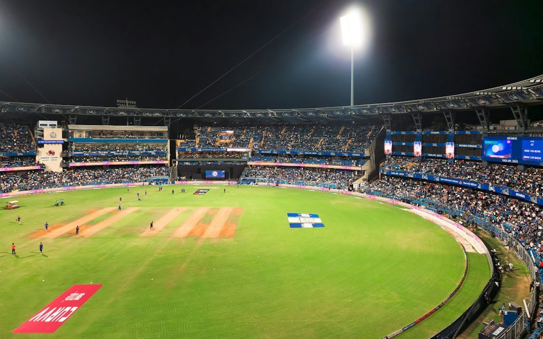 Wankhede cricket stadium in Mumbai, home of the Mumbai Indians